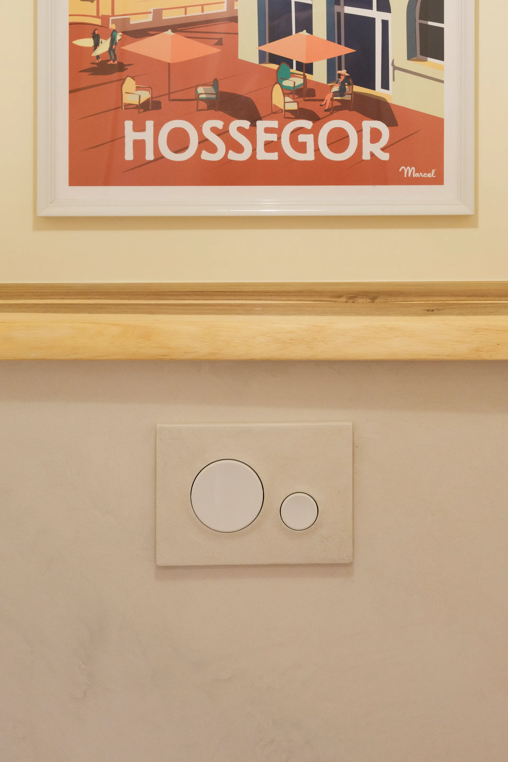 WC habille en beton cire — DOD& Anglet